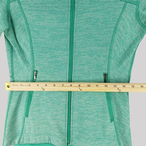 Marmot green zip up cozy fleece lined jacket with pockets Womens XS - Picture 8 of 12